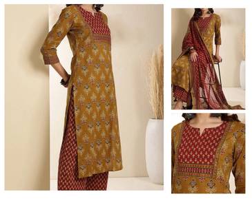 Kurti 3 piece suit
