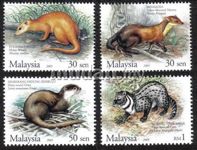 2005 Protected Mammals Series III Stamp Malaysia S