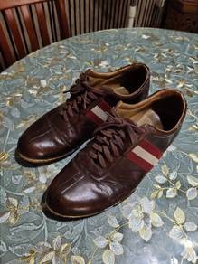 bally leather shoes for man