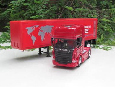 Welly 1-64 Tugas Berat Truk Scania Container Truck