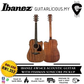 Ibanez AW54CE Acoustic Guitar with 4 band EQ | OPN