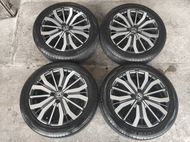 Rim original enkei honda city GM6 v spec 16 inch