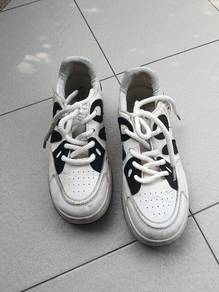 White and Black Panda Sneakers