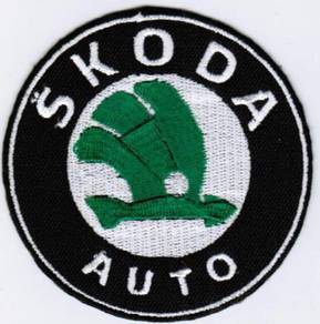 Skoda Motor Company Auto Car Racing Badge Patch