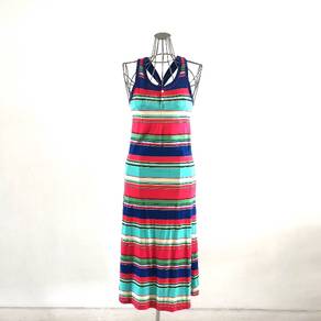 Ralph Lauren striped maxi dress