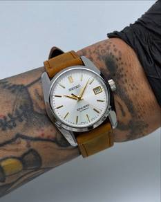 Custom Seiko Mod 36mm Silver Gold King Seiko