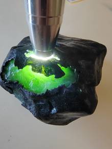 Icy Light Green Jadeite Jade Rough Stone Type A