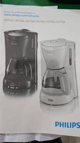 Philips CoffeeMaker Model  HD7564 1000W