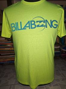 Billabong lime green graphic Tee