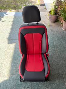 Myvi Gen 3 Driver Seat Leather Merah Hitam