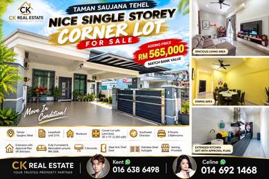1-storey Terraced House For Sale in Bukit Katil,MLK