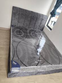 bedframe + 8 inch mattress 