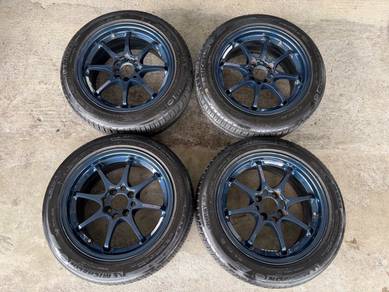 Rim ce28 magblue auto option siap tayar michelin
