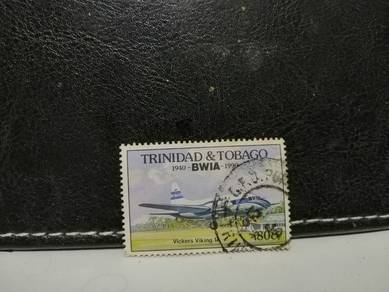 1990 Trinidad & Tobago Stamp Aircraft Airport