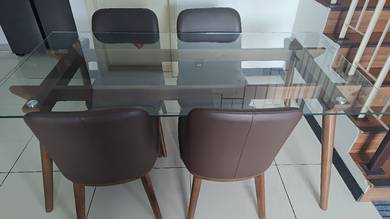 Glass Table and Chairs