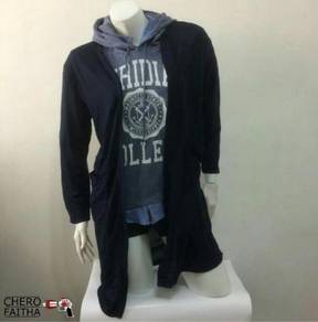 Baju D long cardigan panjang