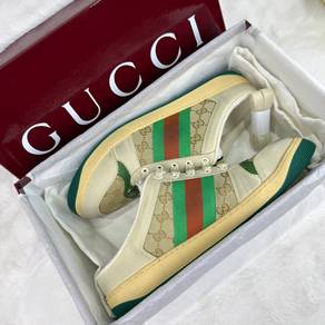 Gucci Screener Sneaker in Dark Brown