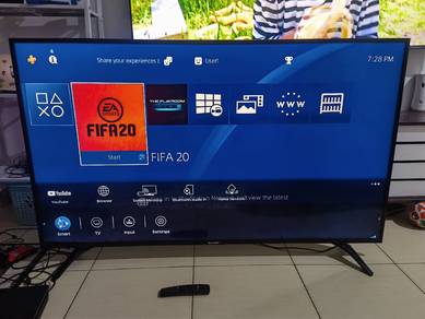 Smart tv✅ 
Sharp 60inch✅ 
YouTube✅
Mytv✅
Skrin mir