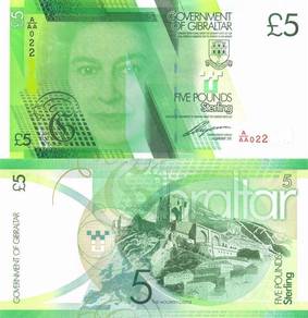 GIBRALTAR 5 Pound QE II 2011