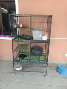Sangkar kucing 2 tingkat