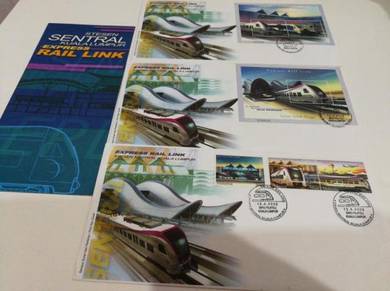 FDC Malaysia - Ekpress Rail Link 2002