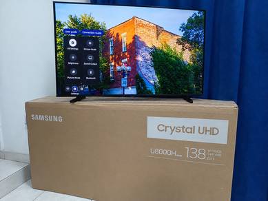 SAMSUNG CRYSTAL UHD 55” smart tv– U8000H 🔥