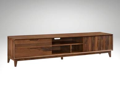 6.5ft solid wood TV cabinet display clearance