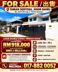 2-storey Terraced House For Sale in Johor Bahru,JHR