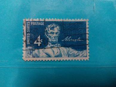 1959 USA Stamp, President Lincoln