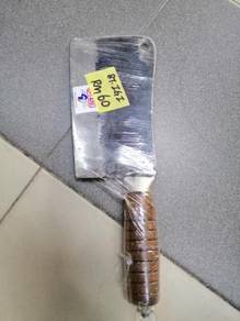Chicken chopper knife with wooden handle small