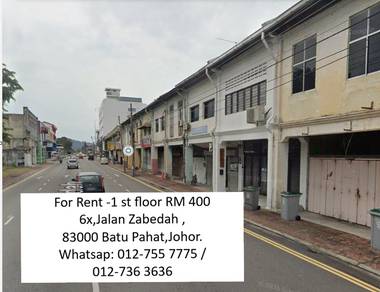 Shop lot For Rent in Batu Pahat,JHR