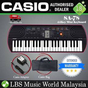 Casio SA-78 44 Key Portable Mini Keyboard / bag