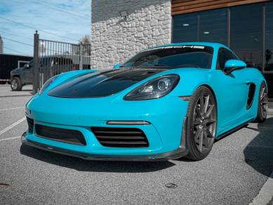 Porsche 718 Cayman C Design Front Lip Carbon