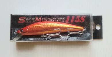 Senses Spy Mission 115S Gold Fishing Lure