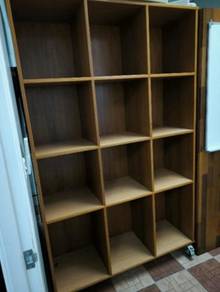 Wooden 12-Cube Storage Cabinet