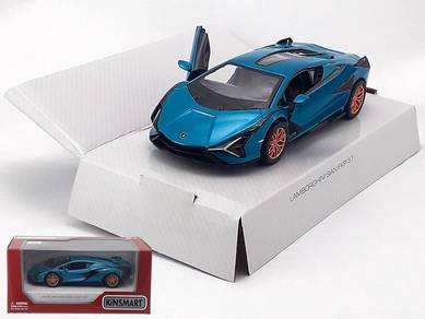 Diecast Model Lamborghini Sian FKP 37 (Blu Uranus)
