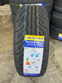 Tayar baru 195 55 15 Sumaxx Max drifting Z1 semi