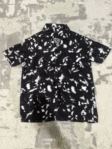lad musician japan open collar rayon shirt