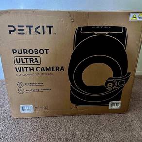 USED PETKIT PUROBOT ULTRA Cleaning Cat Litter Box