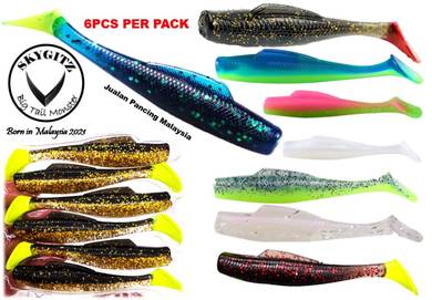SKYGITZ MALAYSIA SAMURAI 3” MINNOWZ Soft Plastic