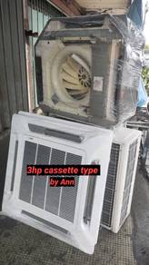 Aircond terpakai cassette type 3hp (b)i