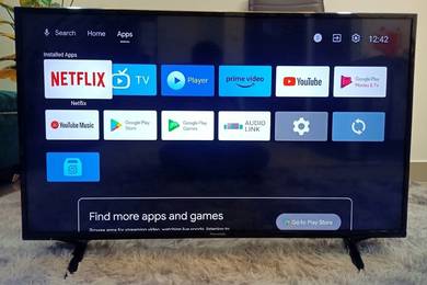 55"Android tv Panasonic 4K OKAY 9/10