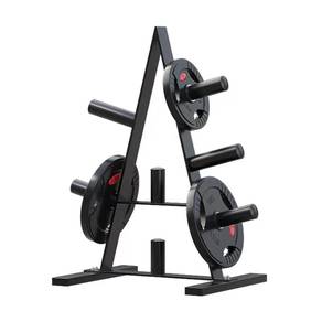 BLACK Weight Plate Rack Storage Dumbbell Holder