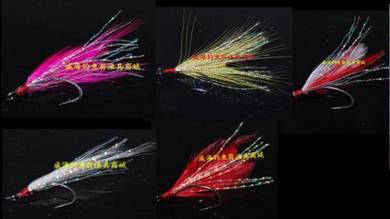Peacock bass spin fly
