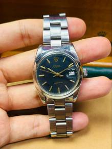 ROLEX Oyster Date 6694 Black Dial 34mm Watch