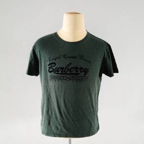 Burberry Green Crew Neck Tee