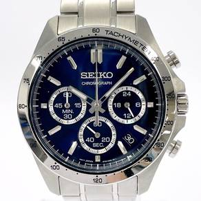 Seiko 8T63-00D0 Chronograph Quartz Watch Navy Dial