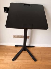 Table - MITTZON Laptop table with castors, black