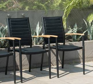 Dining chairs black -clearance