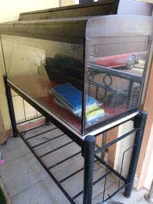 Akuarium 4 kaki fullset untuk diletgo..